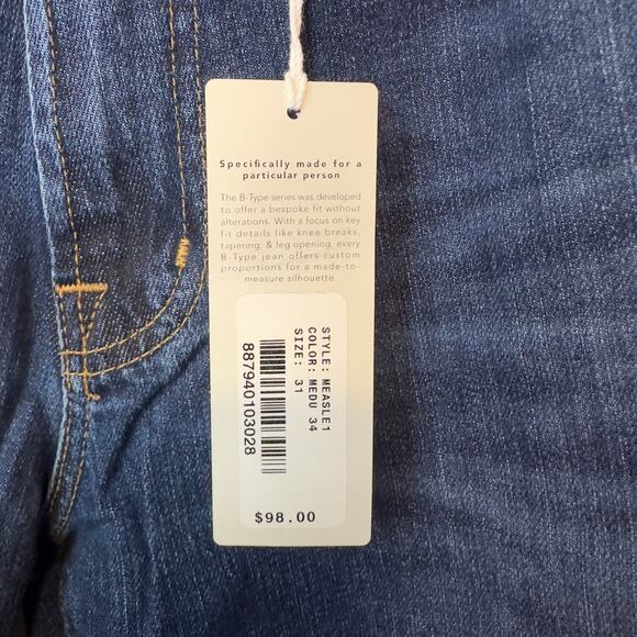 NWT Big Star Men’s B-Type III Easy Denim Jeans Size 31x34 Straight Leg Blue - Picture 5 of 8